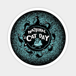 National Cat Day 29 October. Magnet